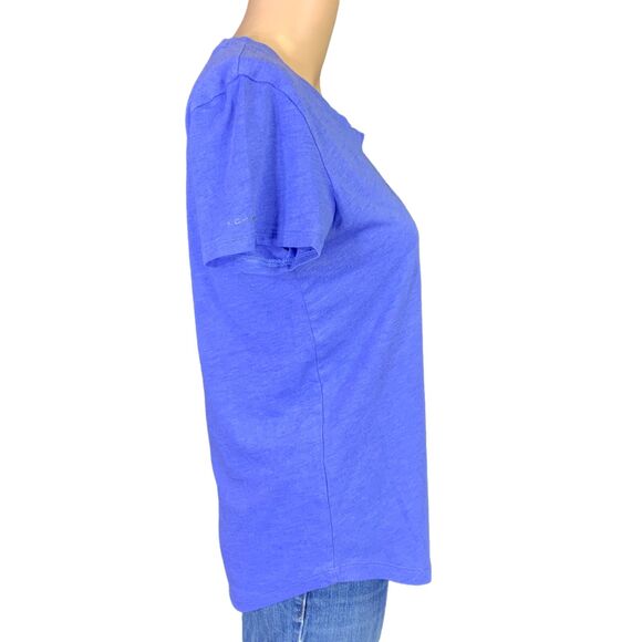 Under Armour Womens T Shirt Top Athletic Loose Fit HeatGear Blue Medium - Picture 3 of 8